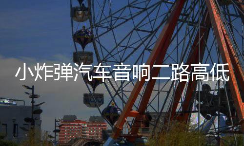 小炸弹汽车音响二路高低电平功放车载2声道功放大功率推低音套装